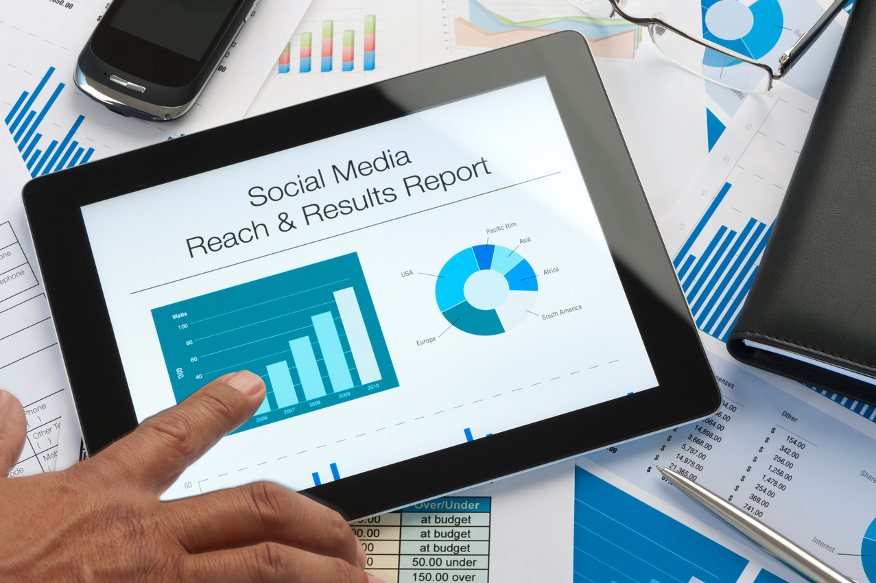 Online social media results report